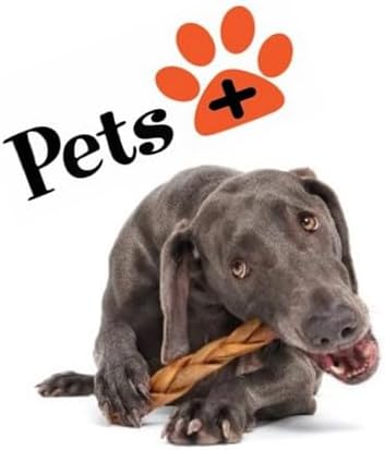 Pets Plus Premium Dog Treats β 3-Pack Braided Cheek Collagen Sticks for Dogs β Long-Lasting, Natural, High Protein Chew β Rawhide Alternative for Medium & Large Dogs