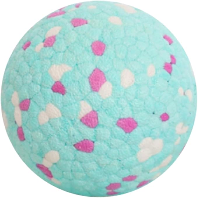 Dog Balls, E-TPU Tennis Ball Toys Dog Toys for Aggressive Chewers, Water Toy Fetch Ball for Large Medium Small Dogs and Puppies (Cyan)