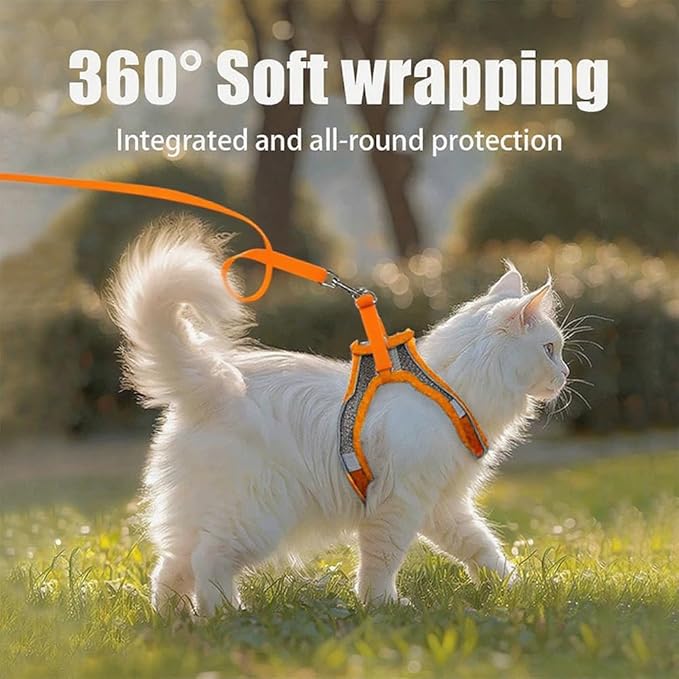 2-in-1 No Pull Dog Harness & Retractable Leash, Adjustable Dog Harness, No Pull Step-in Soft Mesh Puppy Vest Harnesses, Adjustable Puppy Vest for Small Medium Dogs and Cats