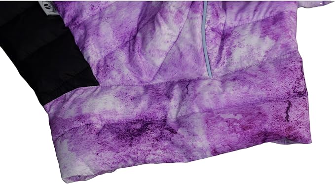 Micai Warm Dog Coat - 4 Legs Covered Waterproof Windproof Reflective Vest, Zippered Adjustable Outdoor Snow Jacket for Small Medium Large Dogs - Purple XXXXL