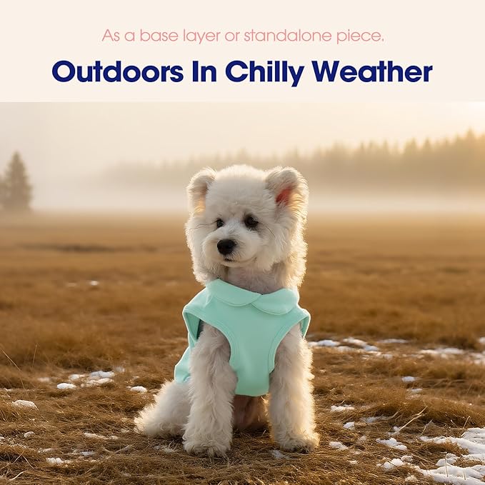 FUAMEY Dog Fleece Vest for Large Dogs,Warm Stretchy Dog Sweatshirts Pullover with Leash Hole Dogs Sweater Soft Pet Turtleneck Cozy Pet Vest Lightweight Sleeveless Blue XXL