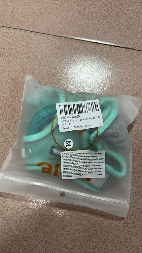 AIITLE Step in Dog Harness and Leash Set - Summer No Pull Escape Proof Vest Harnesses with Soft Mesh and Reflective Bands, Adjustable Pet Outdoor Harnesses for Small and Medium Dogs Turquoise M