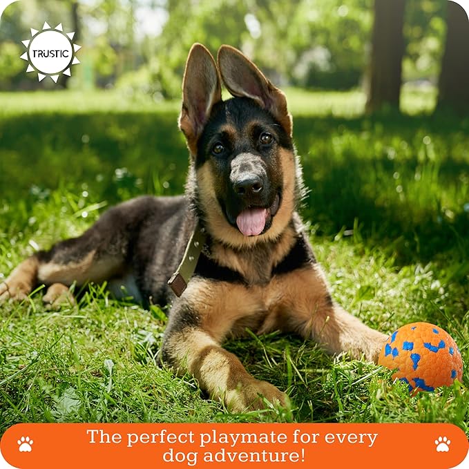 Foam Fetch Dog Balls 3 inch, for Large and Medium Breeds, Durable Toy for Chewers (Color Mix, 7 Pack)
