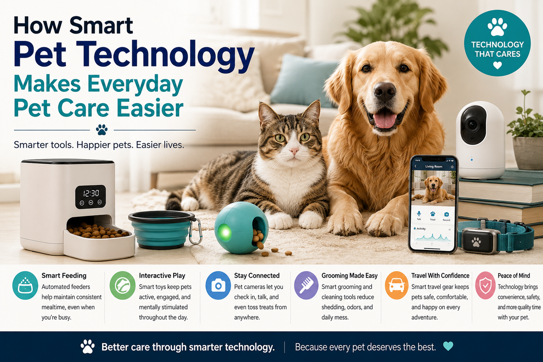 How Smart Pet Technology Makes Everyday Pet Care Easier