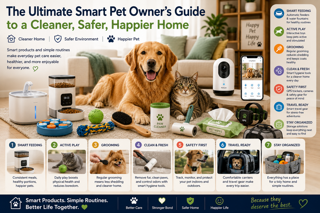 The Ultimate Smart Pet Owner’s Guide to a Cleaner, Safer, Happier Home