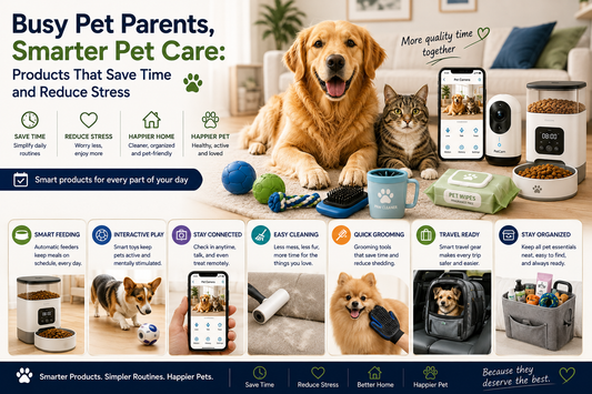 Busy Pet Parents, Smarter Pet Care: Products That Save Time and Reduce Stress