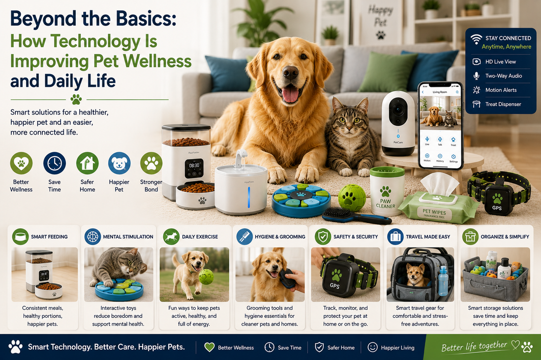 Beyond the Basics: How Technology Is Improving Pet Wellness and Daily LifeBeyond the Basics: How Technology Is Improving Pet Wellness and Daily Life
