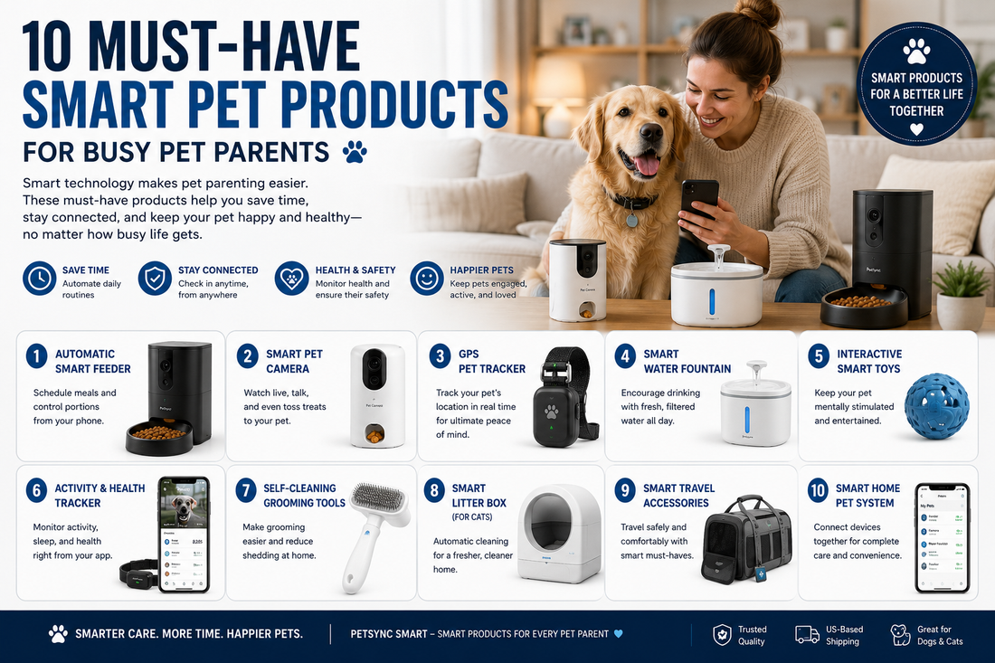 10 Must-Have Smart Pet Products for Busy Pet Parents