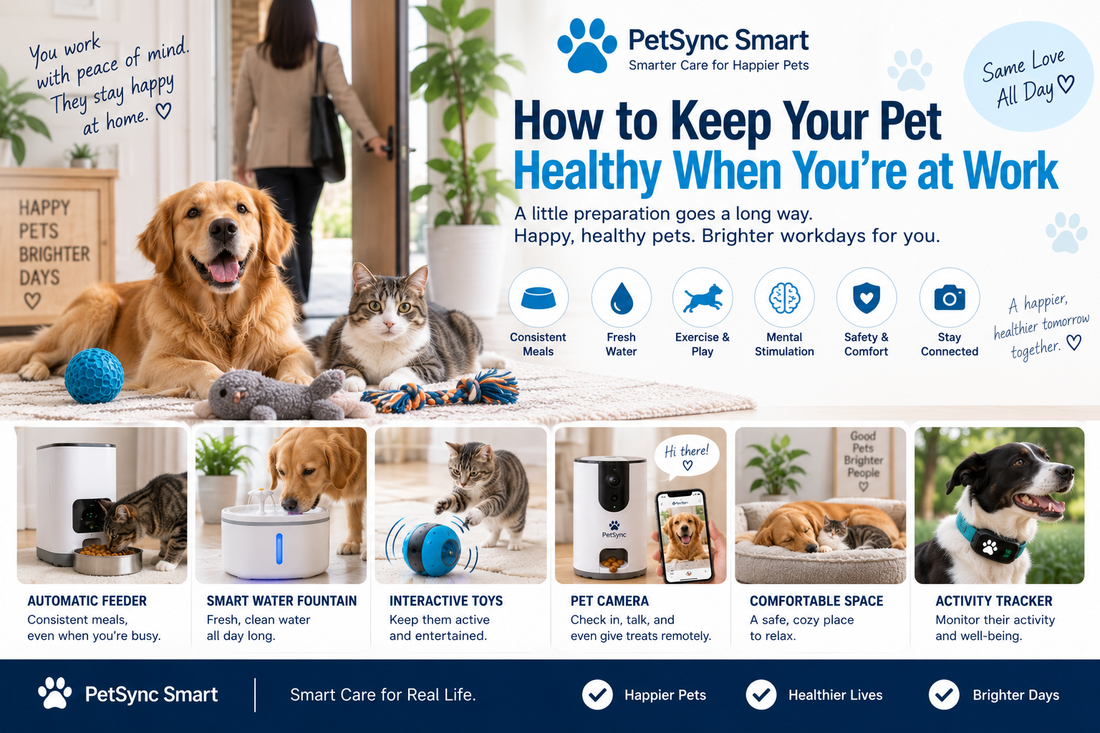 How to Keep Your Pet Healthy When You're at Work
