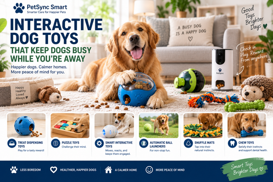 Interactive Dog Toys That Keep Dogs Busy While You're Away