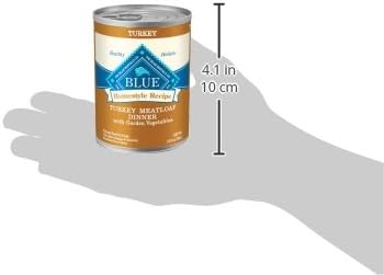 Blue Buffalo Homestyle Recipe Adult Wet Dog Food, Made with Natural Ingredients, Turkey Dinner With Garden Vegetables, 12.5-oz Can (Pack of 12)
