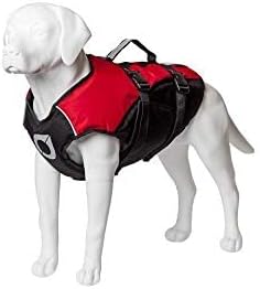 Stunt Puppy Float Doggy Life Jacket, Ergonomic Dog Life Vest for Swimming, Patented Design for Secure Fit, Medium Wide, Mango