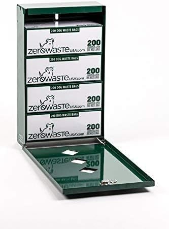 Zero Waste USA 2,000 Premium Dog Waste Station Refill Roll Bags - Guaranteed to fit any commercial roll bag dispenser (10 rolls of 200 bags)