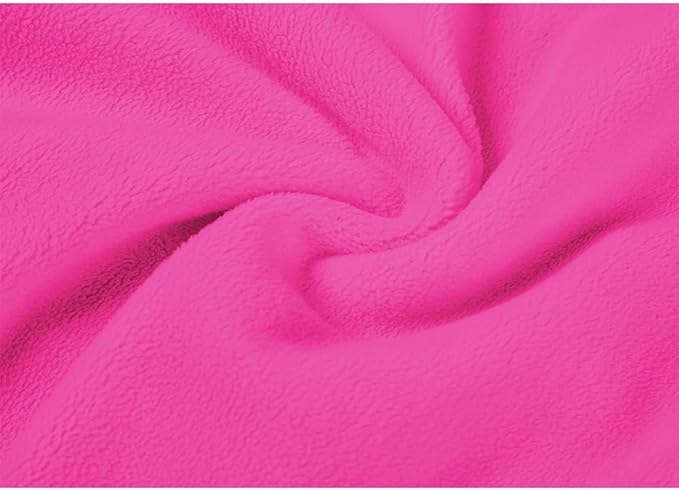 GreenJoy Classic Fleece Dog Sweater – Soft & Warm Stretchy Sweatshirt for Small Dogs & Cats, Cold-Weather Pullover for Everyday Wear (Dark Pink, Large)