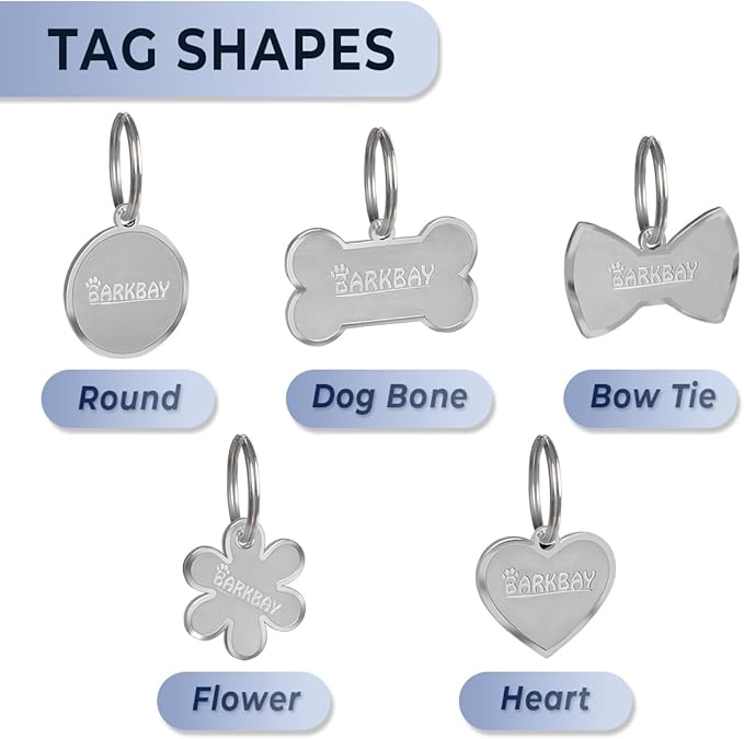 Dog Tags Personalized for Pets,Dog Name Tags QR Code,No Subscription Fees,Modifiable Pet Online Profile,Stainless Steel,No App Required,for Dogs and Cats Small,Medium,Large(Bow Tie,Small)