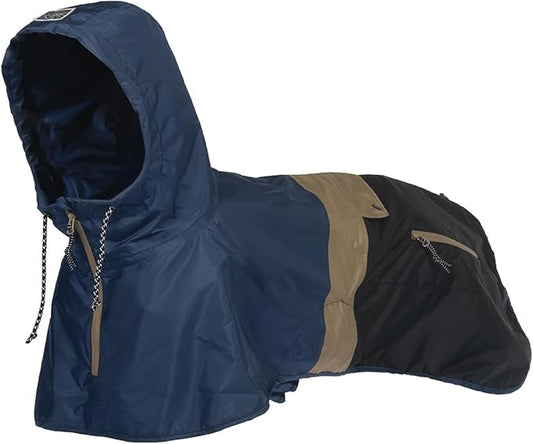 Dog Raincoat with Hood for Medium and Large Dogs - Heavy Rain Resistant Rain Coat for Dogs with 6000mmH2O Waterproof Rating | Lightweight and Adjustable Waterproof Dog Coat | 50 (S)