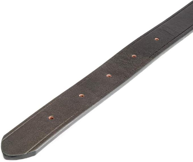 King Buck Premium Leather D Ring Dog Collar, Leather, S/M