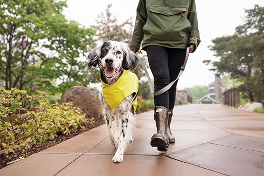 Goldpaw Rainpaw Waterproof Dog Raincoat - Durable Dog Rain Jacket for All Seasons - Easy to Wear, Adjustable, Premium Pet Outerwear - Made in The USA - Machine Washable - Pink - Size 8