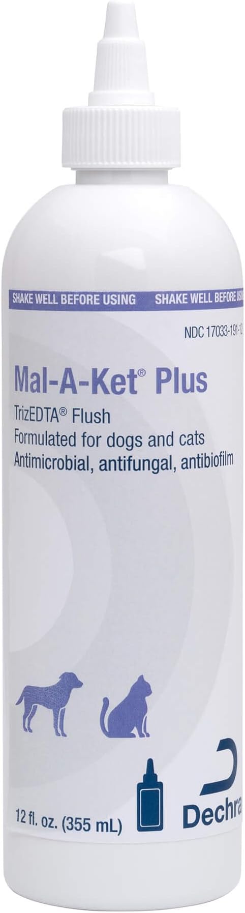 Mal-A-Ket Plus TrizEDTA Flush for Dogs and Cats, 12 oz