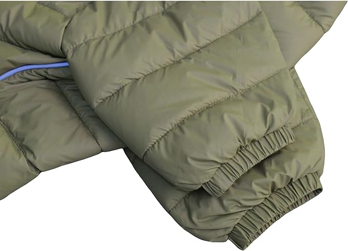 Warm Coat, 4 Legs Covered Waterproof Windproof Reflective Jacket, Zippered Adjustable Outdoor Snow Vest for Small Medium Large Dogs, Olive Green XXXL