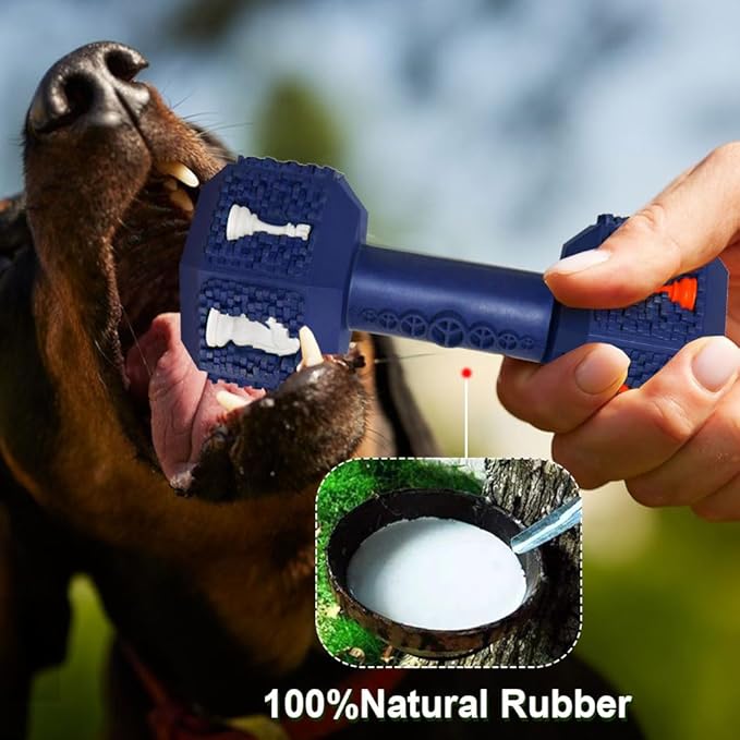 Dog Chew Toys for Aggressive Chewers,Food Grade Non-Toxic Dental Pet Toy,Tough Durable Indestructible Dog Toys for XSmall Dogs.Blue（5IB-8IB）