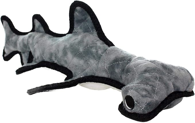 TUFFY - World's Tuffest Soft Dog Toy - Ocean Alligator-Squeakers - Multiple Layers. Made Durable, Strong & Tough. Interactive Play (Tug, Toss & Fetch). Machine Washable & Floats. (Combo Pack)