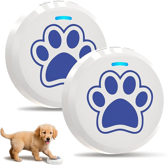 ChunHee Dog Training Bells for Door - Dog Door Bell for with 28 Custom Sounds | Dog Bell for Door Potty Training | Chew-Proof & Adjustable Volume (0-115dB) | Teach Puppies to Signal to Go Outside