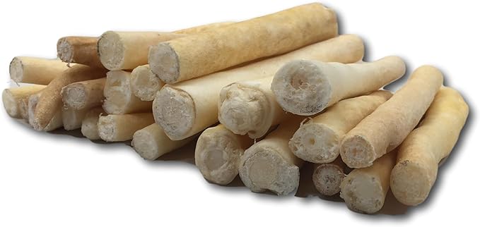 Top Dog Chews - 6 Inch Cow Tails, High-Protein Dog Treats, 100% Naturally Sourced Dog Chew from Free Range Grass-Fed Cattle, Beef Bull Puppy Treats