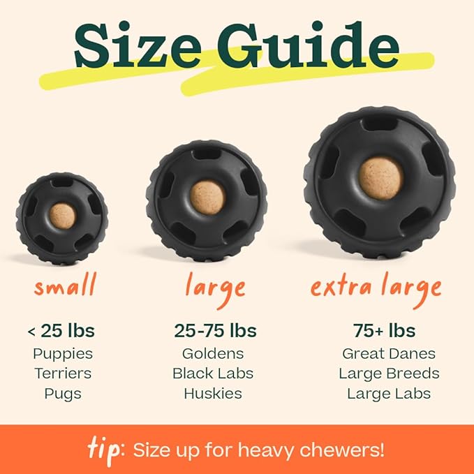 WOOF Power Chewer Pupsicle - Durable, Long-Lasting Dog Chew Toys for Aggressive Chewers - Keep Your Pup Busy - Easy to Clean - Toys for XL Dogs 75 lbs and Up