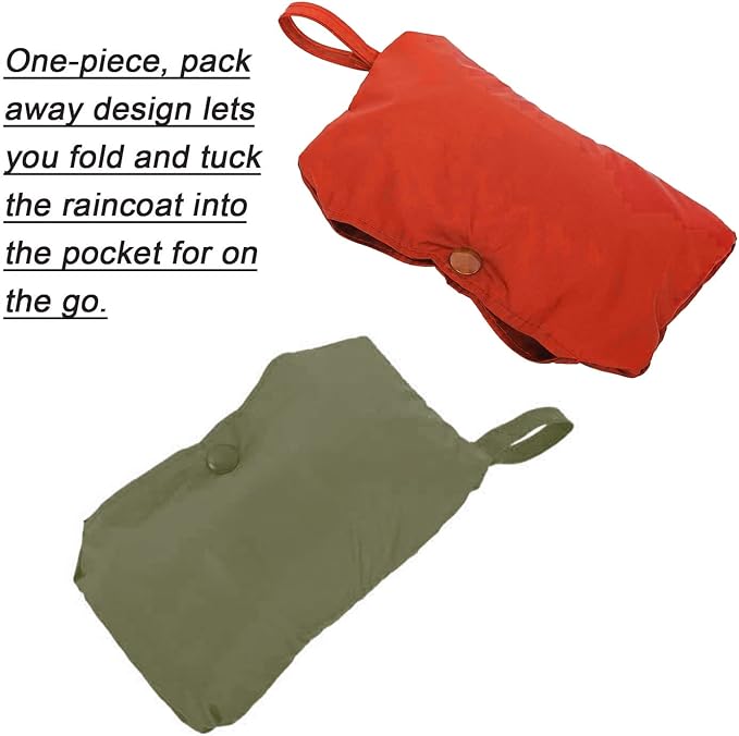 Pet Raincoat Packable Hooded Dog Rain Jacket Reflective Strips Lightweight Adjustable Poncho for Small Medium Large Dogs Army Green XXL, XXL (Back:24 Inches)