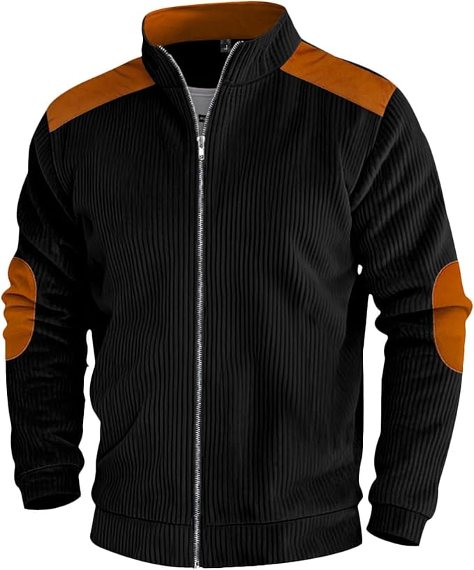 Men's Jacket for Winter Autumn Outdoor Windproof Coat Casual Fashion Zip Up Jacket
