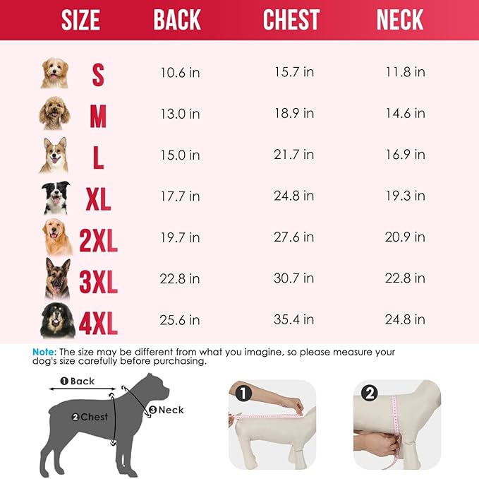 SlowTon Dog Hoodie Tie Dye - Warm Dog Sweater Hoodies with Pocket, Fall Winter Dogs Coat Jacket Pet Outfit Puppy Hooded Sweatshirt Clothes for Small Medium Large Dogs Boy Girl (Red, XL)