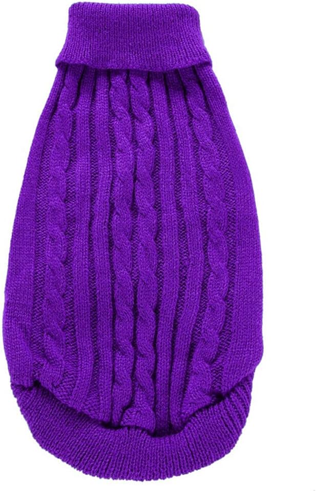 Dog Sweater, Warm Dog Sweaters for Small Dogs Medium Large Dogs, Cute Winter Classic Turtleneck Pet Sweater Cat Sweater Dog Clothes Coat Dog Christmas Sweaters for Girls Boys Dog Puppy Cat