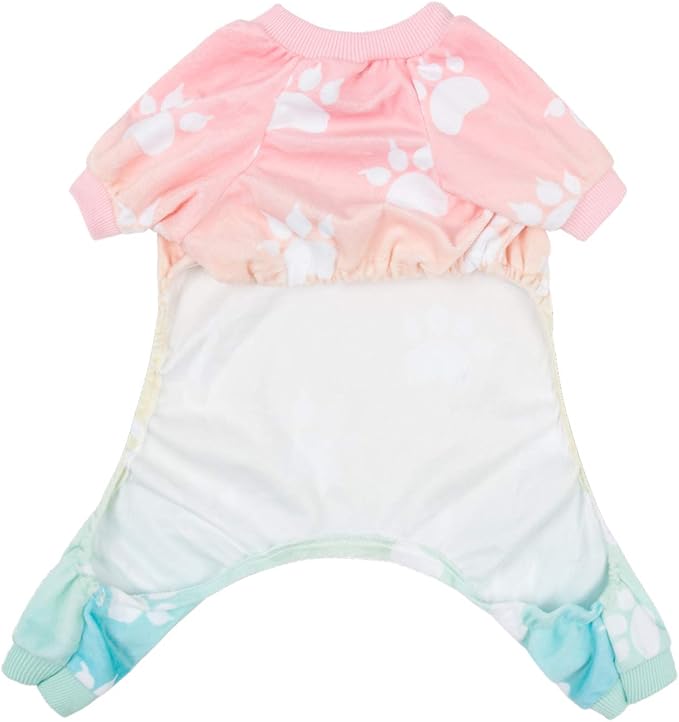 CuteBone Small Dogs Outfit Soft Puppy Onesies Pjs Dog Pajamas Pet Coat Cat Apparel Comfy Doggie Jumpsuit Bodysuit for All Seasons P09S