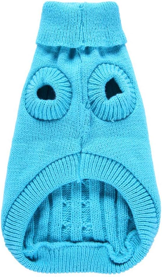 Dog Sweater for Small, Medium, Large Dogs - Warm Winter Classic Turtleneck Pet Clothes Coat for Girls Boys Puppy Cat - Cute Christmas Sweater