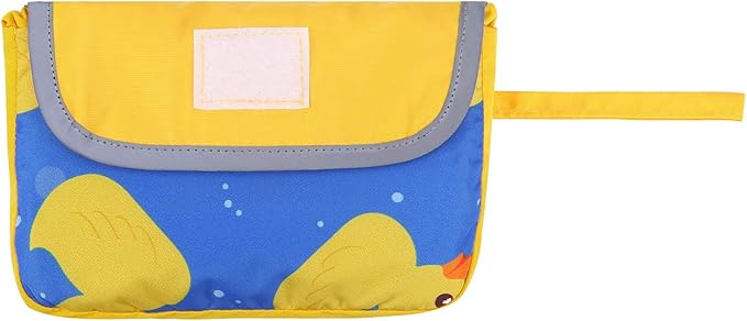 HDE Reversible Dog Raincoat Hooded Slicker Poncho Rain Coat Jacket for Small Medium Large Dogs Ducks Yellow - S