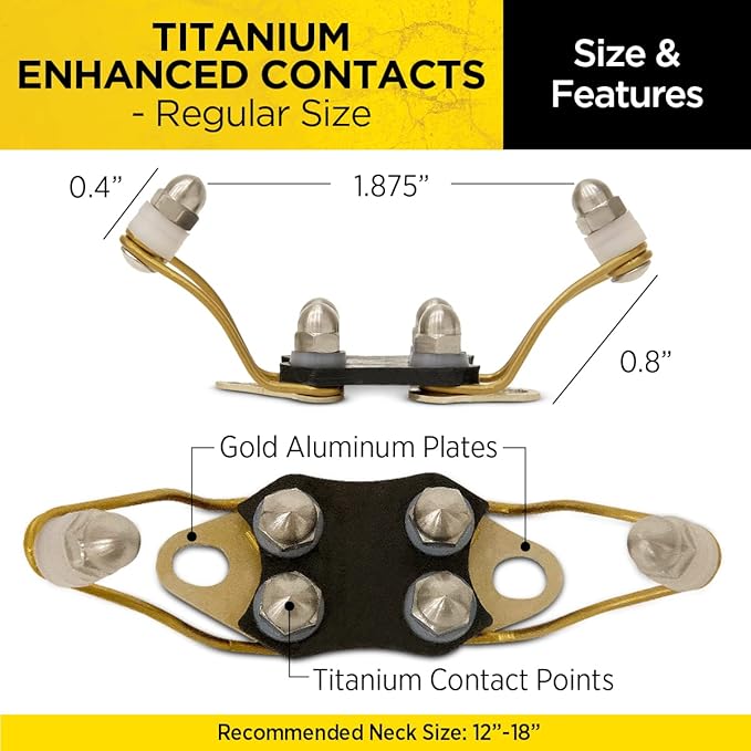 Dogtra Titanium Enhanced Winged Contact Points Regular – Female – E-Collar for Dogs Training – Flexi Fin Design for Sensitive Skin & Contact – Fits Most (Not X Series, 200iQ, NoBark, PATHFINDER2)