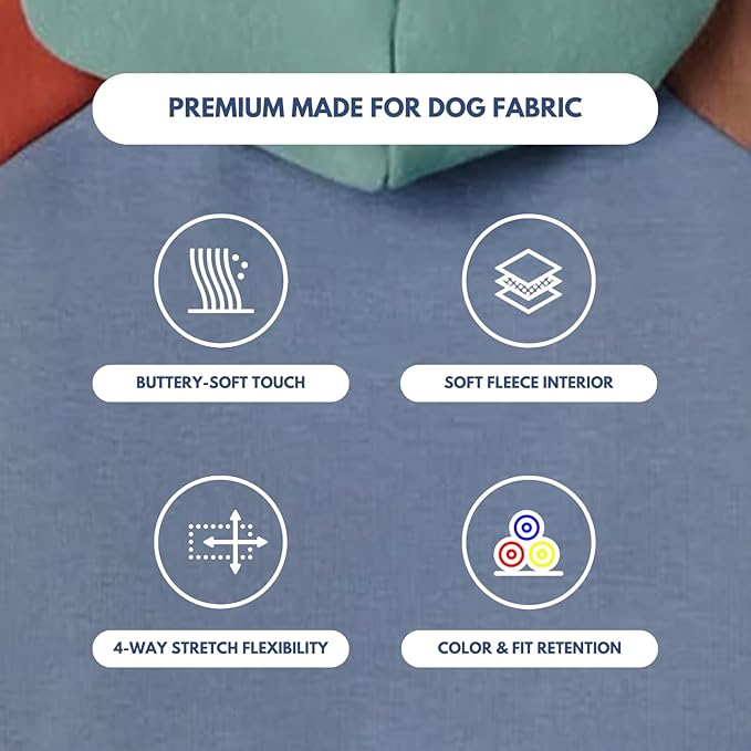 Spark Paws Dog Hoodie – Premium Dog Sweater for Small, Medium, and Large Dogs | Warm Outfits for French Bulldogs, Pitbull, Puppy, Winter Jacket Alternative - Alpine - 3XL