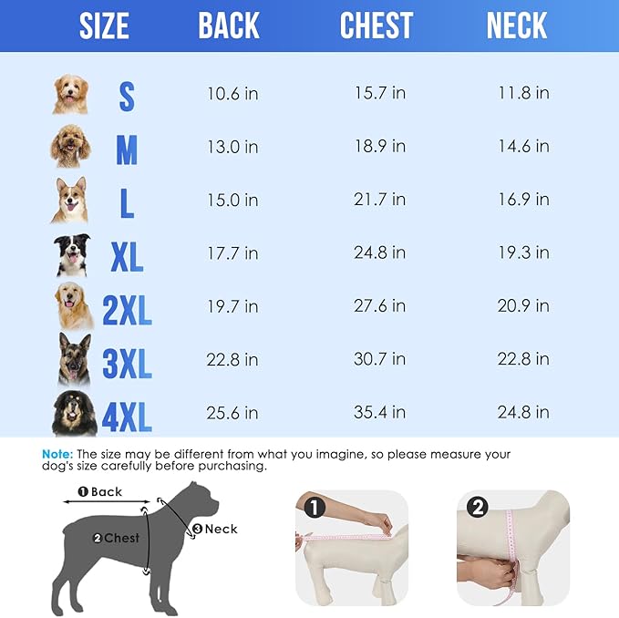 SlowTon Dog Hoodie Tie Dye - Warm Dog Sweater Hoodies with Pocket, Fall Winter Dogs Coat Jacket Pet Outfit Puppy Hooded Sweatshirt Clothes for Small Medium Large Dogs (Blue,L)