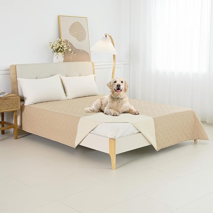 Dog Bed Cover for Pets - Blankets Rug Pads for Couch Protection Waterproof Bed Covers Dog Blanket Furniture Protector Reusable Changing Pad