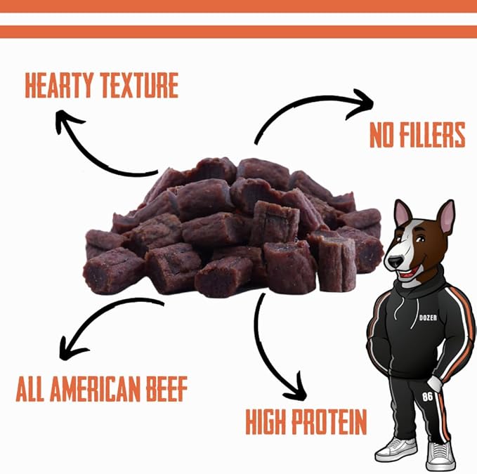 Bully Boy's Famous Mini Beef Training Nibs Dog Treats | Free from Wheat, Corn, Soy, or Gluten | USA Sourced Ingredients | with Smokehouse Beef | Made in Utah | 15 oz - 1 Pack