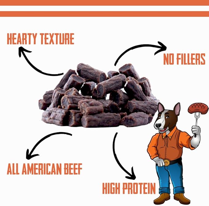 Bully Boy's Famous Beef Training Nibs Dog Treats | Free from Wheat, Corn, Soy, or Gluten | USA Sourced Ingredients | with Smokehouse Beef | Made in Utah | 7 oz - 1 Pack