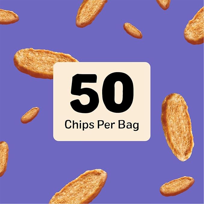 Three Dog Bakery Bark’N Crunch! Chicken Chips, Small 4oz, Crunchy Dog Treats, Single Ingredient, High Protein Snacks, Chicken Treats, Low Calorie Healthy Training Treat, Made in The USA
