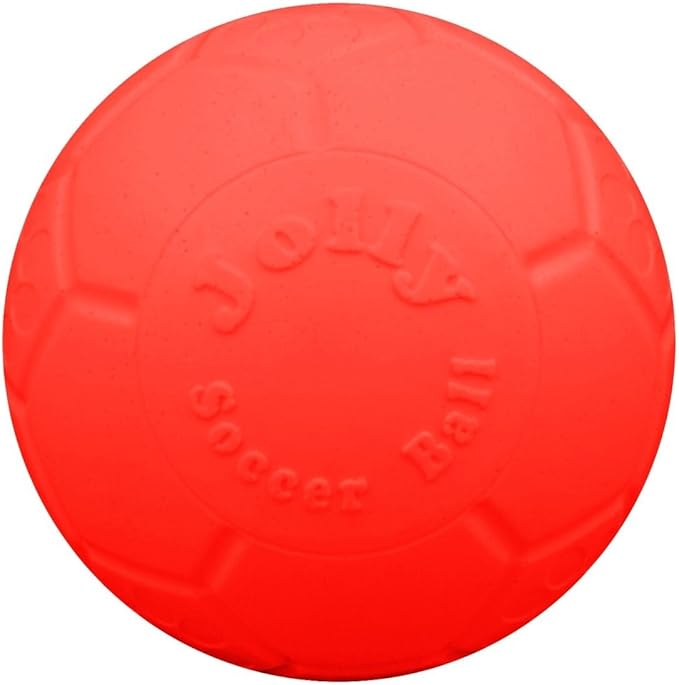 Jolly Pets Large Jolly Soccer Ball Floating-Bouncing Dog Toy; 8" Green Apple