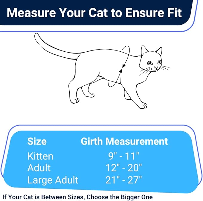 Houdini™ Escape Proof Cat Harness and Leash Set by OutdoorBengal for Walking Cats and Kittens (Leather, Large Cat)