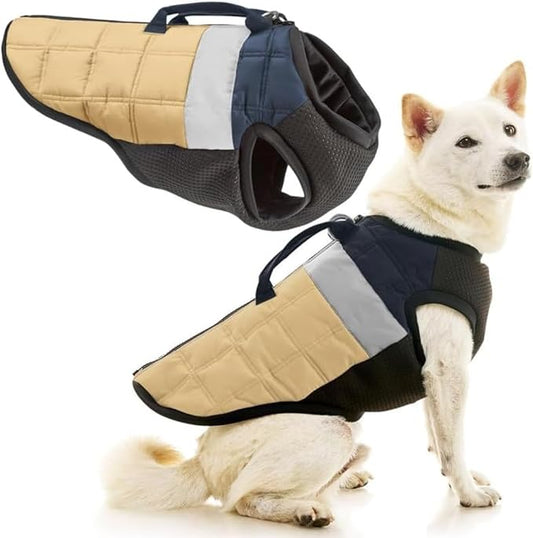 Gooby Bomber Vest Lift Dog Harness - Tan, X-Small
