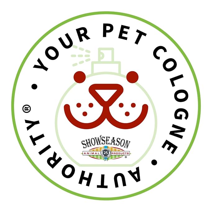 Showseason® Apricot Chamomile Pet Cologne 8.5 oz For Dogs | Long-Lasting Odor Eliminator | Cruelty-Free | Paraben-Free | Biodegradable and Non-Toxic | Made in The USA