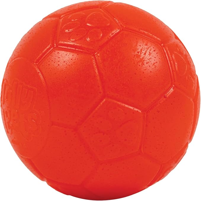 Jolly Pets Mini Jolly Soccer Ball; Floating-Bouncing Dog Toy; 3" Orange