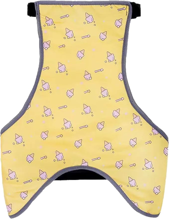 Waterproof Belly Shield for Corgis & Dachshunds – Adjustable underbelly Protector. Male/Female Designs. Stays Dry in rain, mud & Grass. Ideal for Sensitive Skin (Yellow - Male, L)