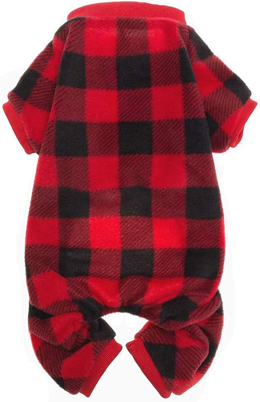 SCENEREAL Dog Pajamas for Small Medium Large Dogs Boys Girls - Soft Pet Sweater Clothes Warm Puppy Onesie Outfits for Doggie Winter Christmas - Dog Jammies Pjs